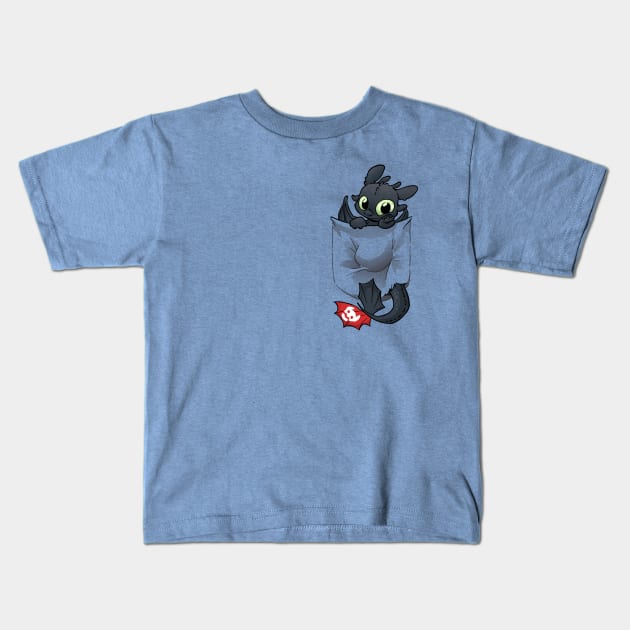 Pocket Pal Kids T-Shirt by Dooomcat